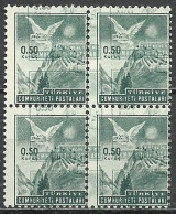 Turkey; 1952 Postage Stamp "Double Printing ERROR" - Nuevos