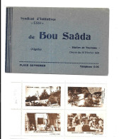 KB840 - CARNET 4 VIGNETTES SYNDICATS D'INITIATIVE DE BOU SAADA - ALGERIE - Autres & Non Classés