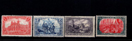 Deutsches Reich 94 - 97 Repräsentative Darstellungen  Mint MLH * Falz - Unused Stamps