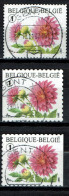 België OBP 3684+3721 - Bloem, Flower, Fleur - Dahlia - Gebraucht