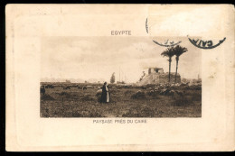 Paysage Près Du Caire Timbres Décollés Stamp Off - El Cairo