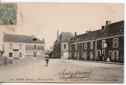 Carte Postale Ancienne Luché - Place Du Friche - Luche Pringe