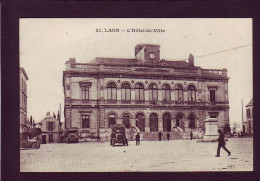 02 - LAON - L'HOTEL DE VILLE - ANIMÉE  - Laon