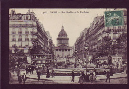 75 - PARIS 05 - RUE SOUFFLOT ET LE PANTEON - ANIMÉE - AUTOBUS  - District 05