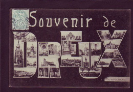 28 - DREUX - LETTRES - SOUVENIR DE DREUX - MULTIVUES  - Dreux