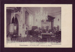 92 - VAUCRESSON  - INTERIEUR DE L'ÉGLISE - 12 OCTOBRE 1911  - Vaucresson