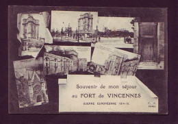 94 - VINCENNES - MULTIVUES - SOUVENIR DU FORT DE VINCENNES  - Vincennes