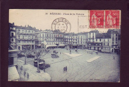 34 - BEZIERS - PLACE DE LA VICTOIRE - AUTOMOBILE - ANIMÉE   - Beziers