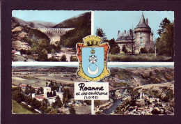 42 - ROANNE - MULTIVUES - ROANNE ET SES ENVIRONS - BLASON  - Roanne