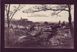 35 - FOUGERES - VUE PANORAMIQUE ET ÉGLISE SAINT-LEONARD  - Fougeres