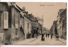 Carte Postale Ancienne Mamers - Rue Du Mans - Mamers