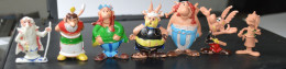 Vintage 7 Figurines Asterix Et Obélix Huilor 1967 - Sonstige & Ohne Zuordnung