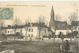 44 BASSE INDRE - Promenade Et L'Eglise - Basse-Indre