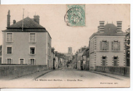 Carte Postale Ancienne Le Mesle Sur Sarthe - Grande Rue - Otros & Sin Clasificación