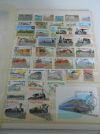 Lot Mit Briefmarken Motiv Eisenbahn 1 - Eisenbahnen