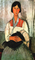 Amedeo Modigliani, Zingara Con Bambino, Stampa Epoca, Vintage Print - Estampas & Grabados