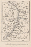 Italia, Brennero E Dintorni, 1907 Carta Geografica Epoca, Vintage Map - Carte Geographique