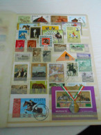 Lot Mit Briefmarken Motiv Pferde 2 - Paarden