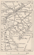 U.S.A. Baia Del Delaware E Dintorni, 1907 Carta Geografica, Vintage Map - Geographical Maps
