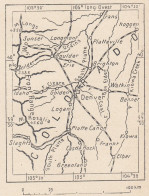 Colorado, Denver E Dintorni, 1907 Carta Geografica Epoca, Vintage Map - Mapas Geográficas