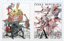 ** 841 Czech Republic The Flying Post Office 2015 Charles Bridge - Posta