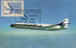 Bresil: Carte Maxi 1959 : Caravelle - Cartoline Maximum