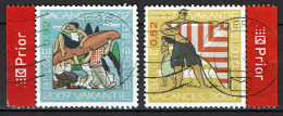 België OBP 3667/3668 - Zomerzegels, Vakantie, Vliegers, Kajaks - Used Stamps