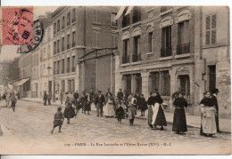 Carte Postale Ancienne Paris - La Rue Lecourbe Et L'Usine Ravier - Industrie - Distretto: 15