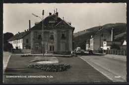 AK Grimmenstein /N.Ö., Strassenpartie Mit Brunnen  - Other & Unclassified