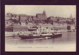 62 - BOULOGNE-sur-MER - L'AVANT PORT ET LA VILLE - BATEAUX -  - Boulogne Sur Mer