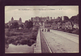 41 - SAINT-AIGNAN - VUE GÉNÉRALE ET LE CHATEAU - ANIMÉE -  - Saint Aignan