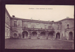 47 - POUDENAS - COUR INTERIEUR DU CHATEAU -  - Autres & Non Classés