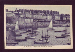 35 - SAINT-MALO - L'AVANT-PORT ET QUAI DE DINARD - ANIMÉE -  - Saint Malo