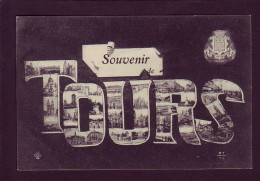 37 - TOURS - LETTRES - SOUVENIR DE TOURS -  - Tours