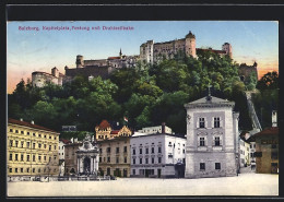 AK Salzburg, Kapitelplatz, Festung Und Drahtseilbahn  - Other & Unclassified