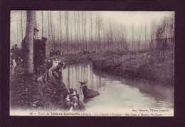 02 - VILLERS-COTTERETS - CHASSE A COURRE - BAT-L'EAU A MARIZY-ST-MARD  - ANIMÉE - - Villers Cotterets