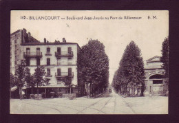 92 - BILLANCOURT - BOULEVARD JEAN-JAURES AU PONT DE BILLANCOURT- ANIMÉE -  - Boulogne Billancourt