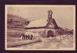 06 - BEUIL - CHAPELLE SAINTE-ANNE EN HIVER - AUX LAUNES  - ANIMÉE -  - Autres & Non Classés