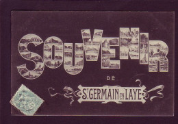 78 - SAINT-GERMAIN-en-LAYE - LETTRES - SOUVENIR -  - St. Germain En Laye (Kasteel)