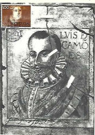 Portugal & Maximum Card, Luís De Camões, Retrato Por Fernando Gomes, IV Centenário De O Lusíadas, Ed. S.E.I.T  (67788) - Tarjetas – Máximo