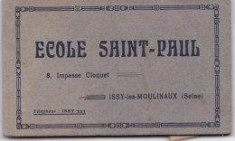 ISSY LES MOULINAUX ,,, Carnet De 17 Cartes    ECOLE SAINT PAUL  ,,, LA CAMPAGNE AUX PORTES DE PARIS - Schulen