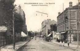 93  VILLEMOMBLE  Le Marché  Avenue D'Outrebon, Le Marché, - Villemomble