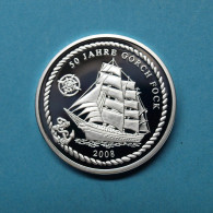 2008 Medaille GORCH FOCK, Versilbert PP (Fok4/4 - Zonder Classificatie