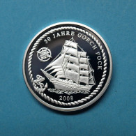 2008 Medaille GORCH FOCK, Versilbert PP (Fok4/4 - Ohne Zuordnung