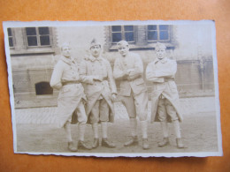 Carte  Photo - MILITAIRES à SARREGUEMINES - 1922 - Personnages