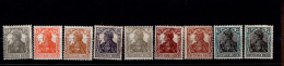 Deutsches Reich 98 - 104 Germania Mint MLH * Falz - Nuevos