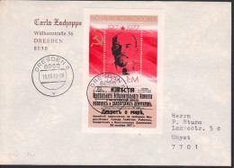 Lenin 60 Jahre Roter Oktober DDR 2261 Block - Covers & Documents