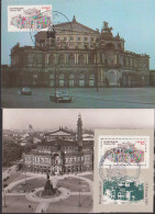 MC Dresden Semperoper, DDR 2928 Marke Aus Block Und Block - Maximumkaarten