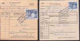 Rostock-Warnemünde 80 Pfg Gr. Und Kleines Format Auf Pkt-Karte PSSt. (10) Sadisdorf, (38) Dönschden Dippoldiswalde - Covers & Documents