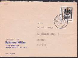 Posthausschilder 50 Pfg. Kaiserliche Postagentur DDR 3304 - Lettres & Documents